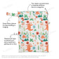 Medium Wet Bag (Summer Sloth)