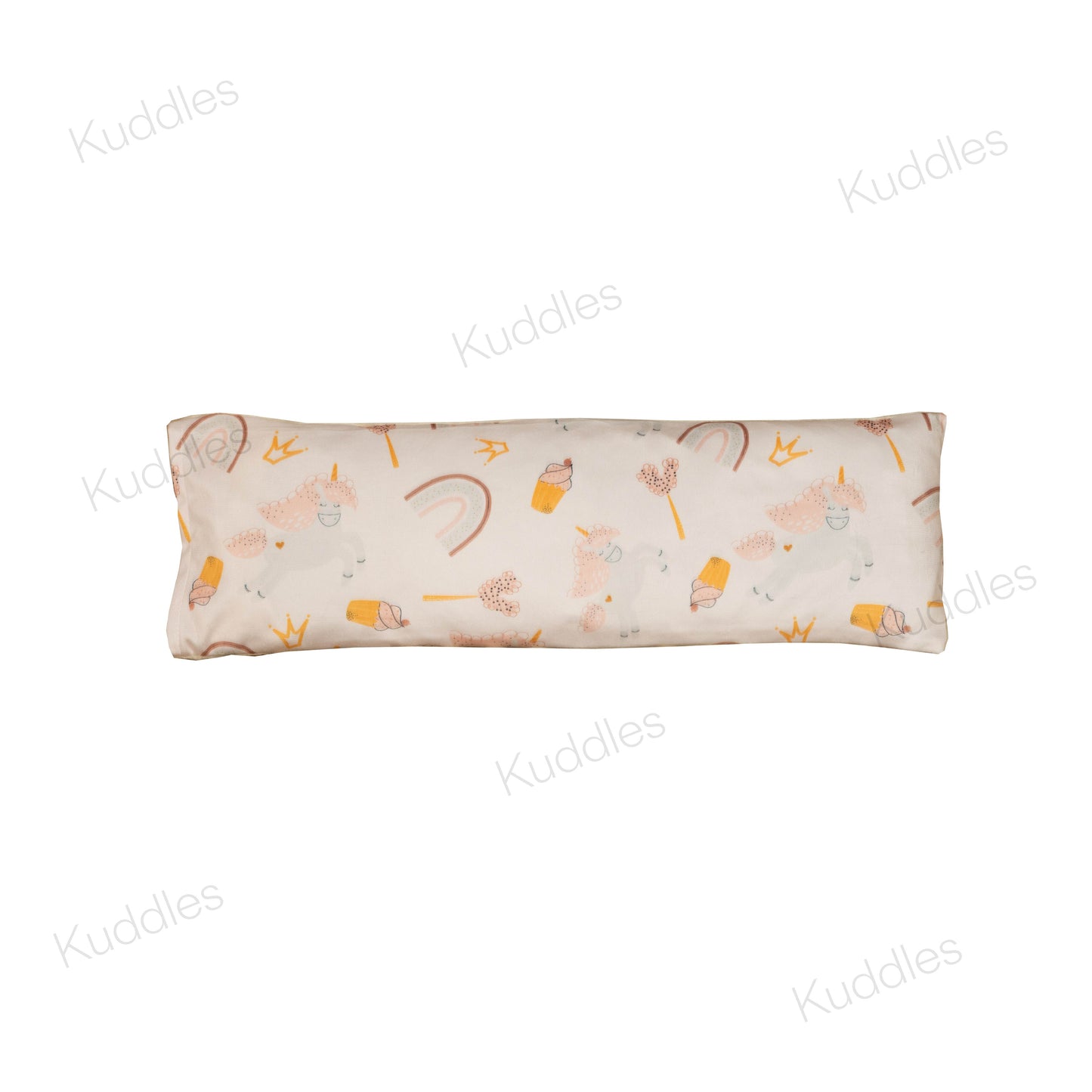 Of Cupcakes and Unicorns Minky Buckwheat Husk Pillow
