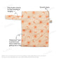 Small Wet Bag (Peachy Dusk)