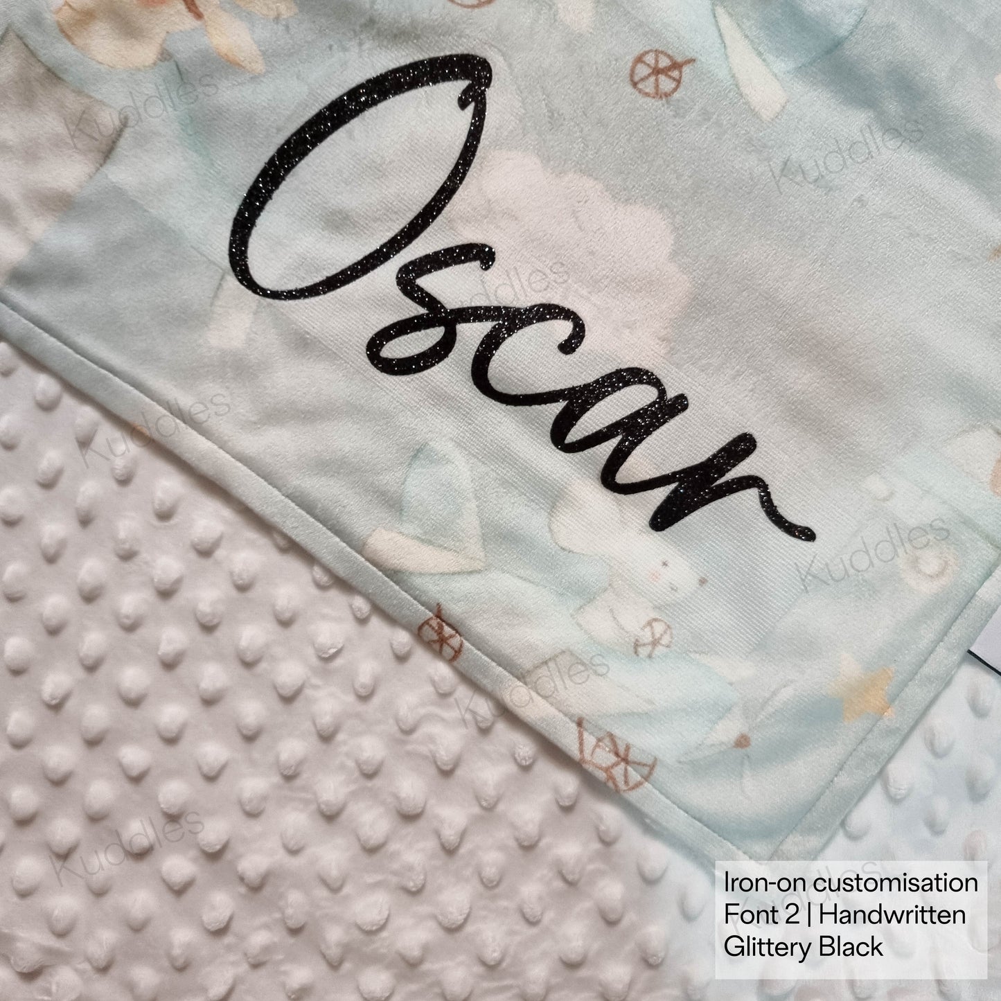 Mellow Tiger Reversible Minky Blanket